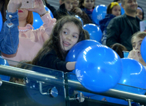 New Year party organized by Azerbaijan Gymnastics Federation. Baku. Azerbaijan, Dec.24, 2015